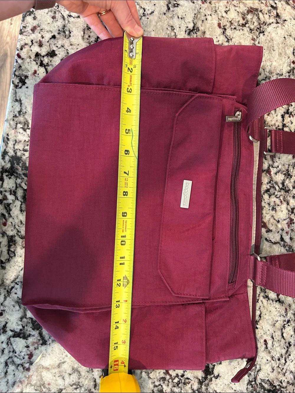 NWOT Plum Baggallini Tote Bag